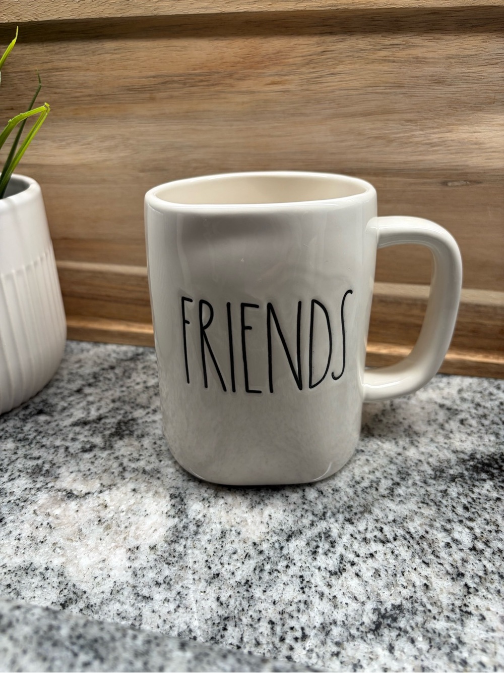 Rae Dunn Cream 'FRIENDS' Ceramic Mug